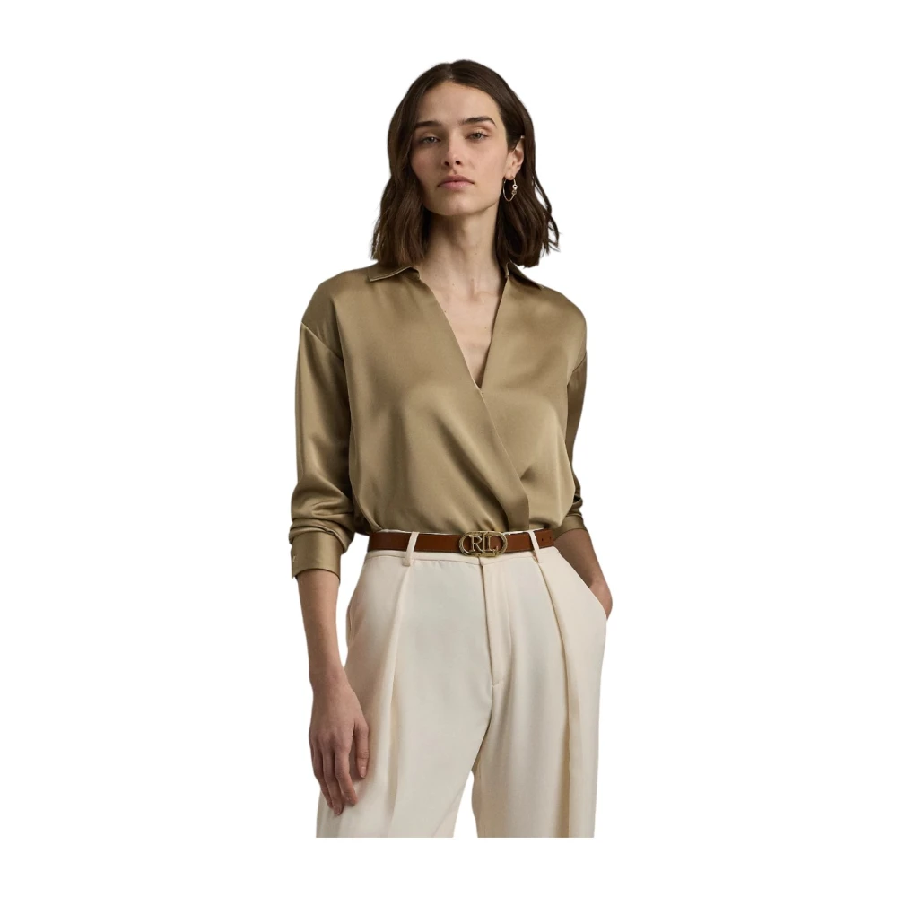 Ralph Lauren Blouse Beige Dames