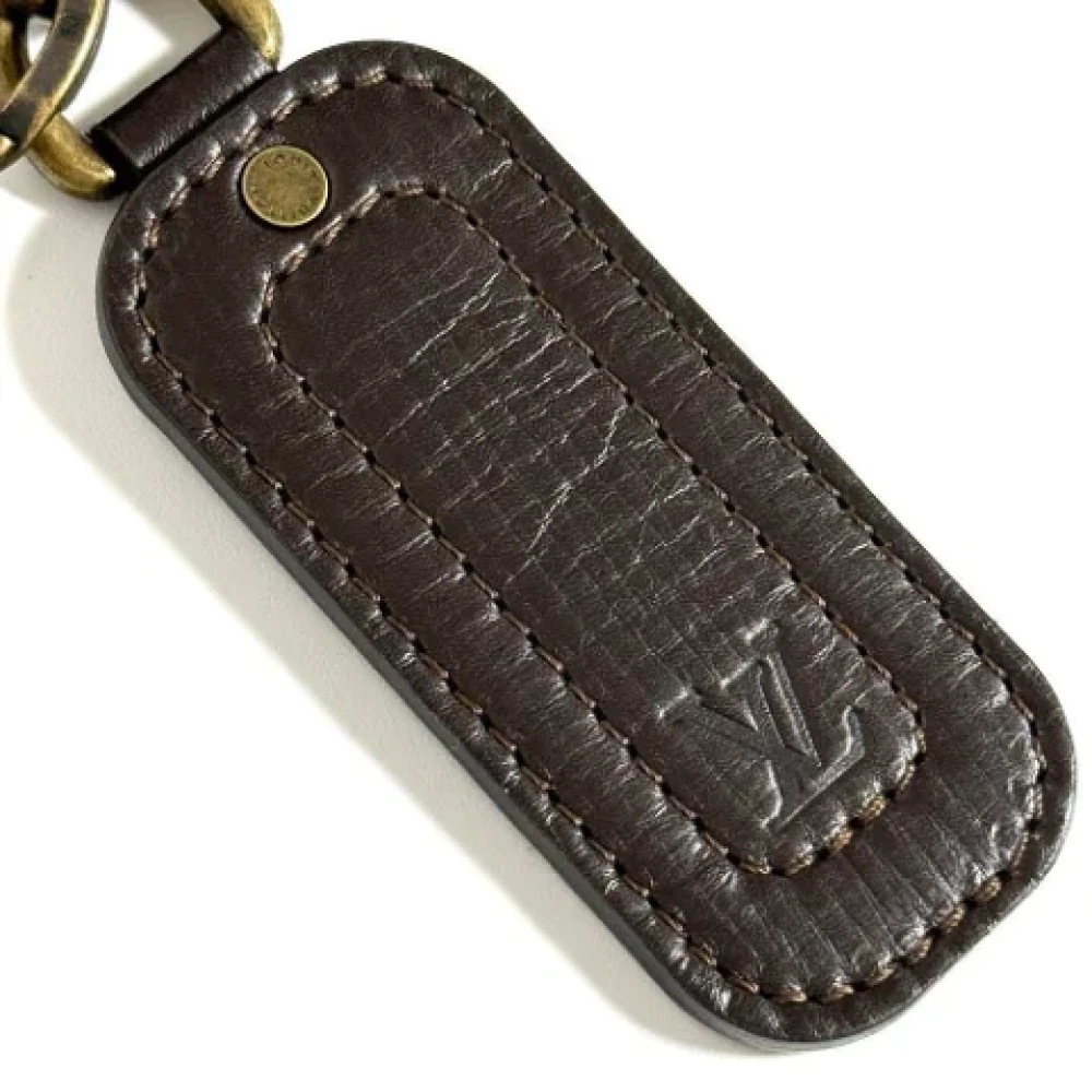 Louis Vuitton Vintage Pre-owned Leather key-holders Brown Unisex