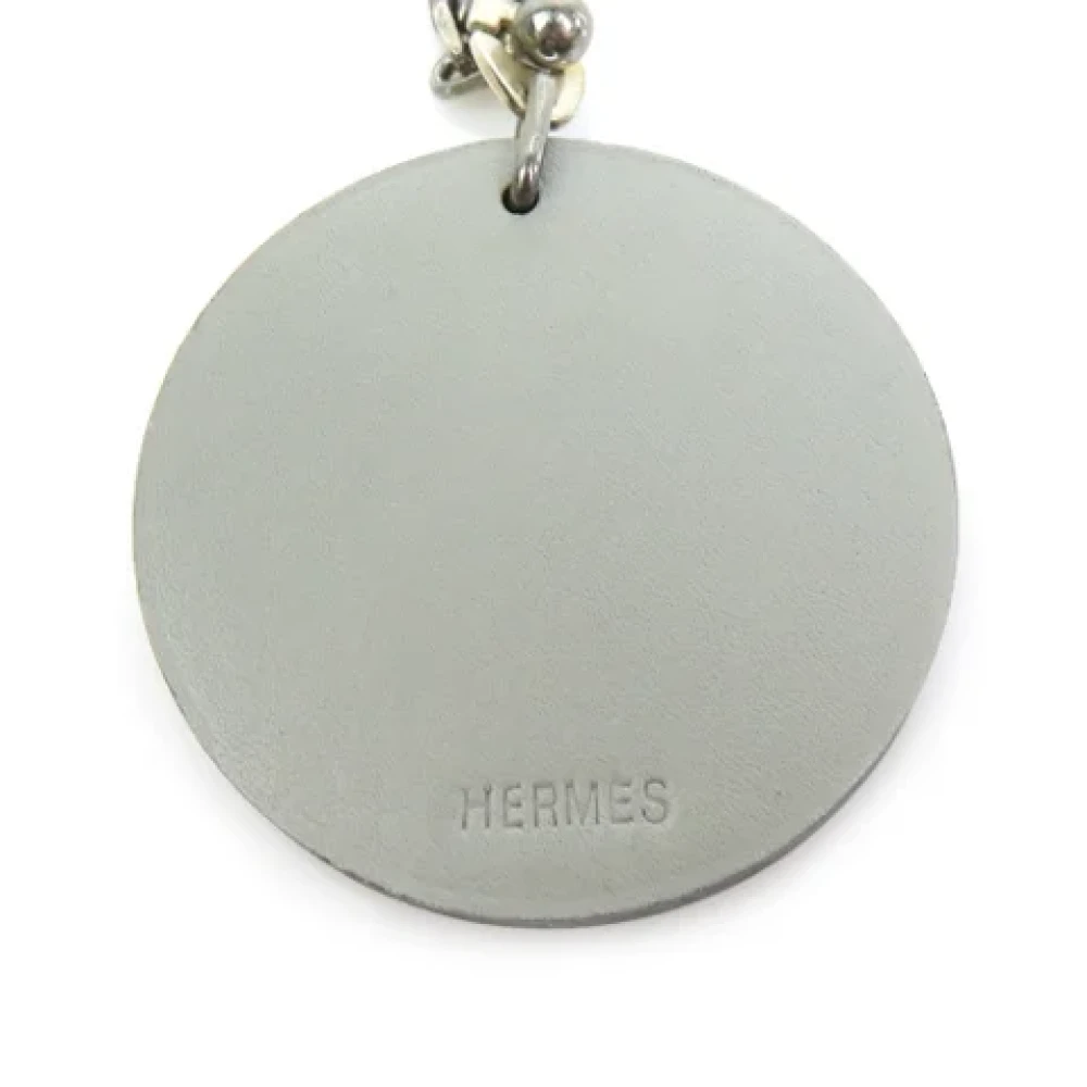 Hermès Vintage Pre-owned Fabric key-holders Gray Dames