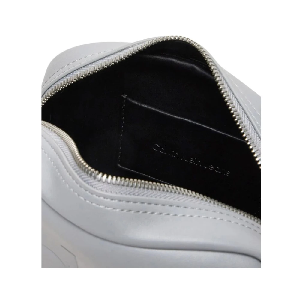 Calvin Klein Jeans Grijze Polyurethaan Dameshandtas Lente Zomer Collectie Gray Dames
