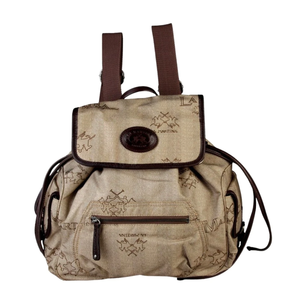 La Martina Women's Brown Backpacks, One Size, Backpack Bag Rio