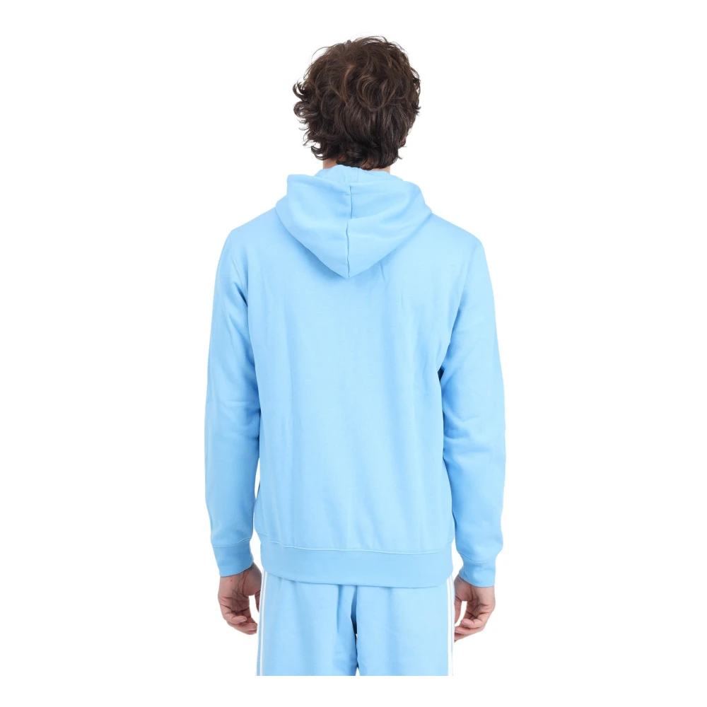 adidas Originals Blauwe 3 Strepen Hoodie Sweater Blue Heren