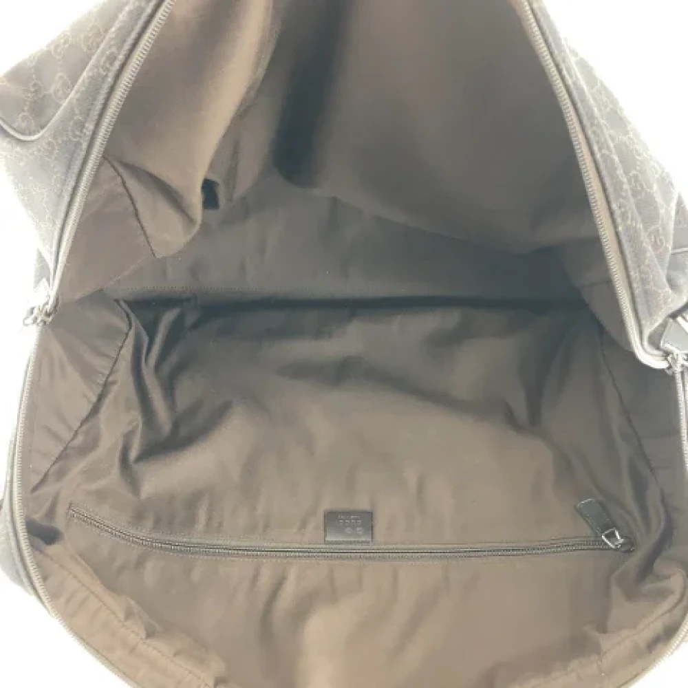 Gucci Vintage Pre-owned Canvas travel-bags Brown Dames