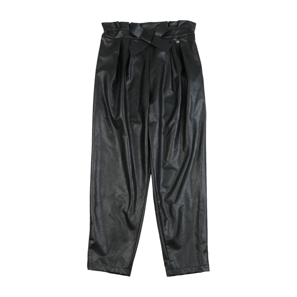 Trousers > Leather Trousers - - Elisabetta Franchi - Modalova