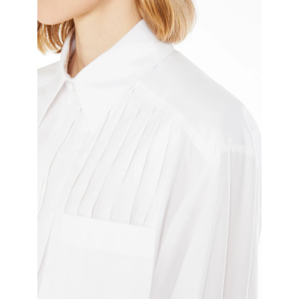 SPORTMAX Stijlvolle shirts voor sportliefhebbers White Dames