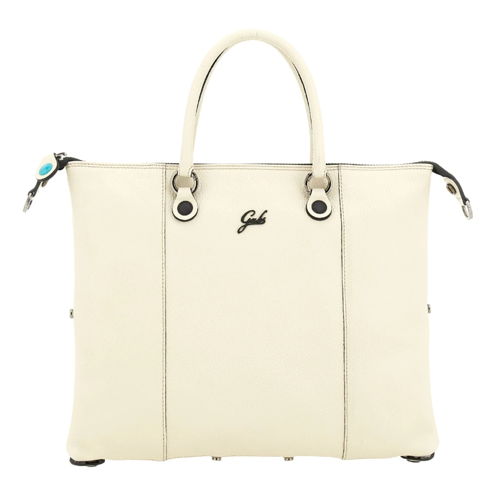 Gabs Women's White Convertible Leather Bag In Cream - Shopping Bags - One Size - Bags