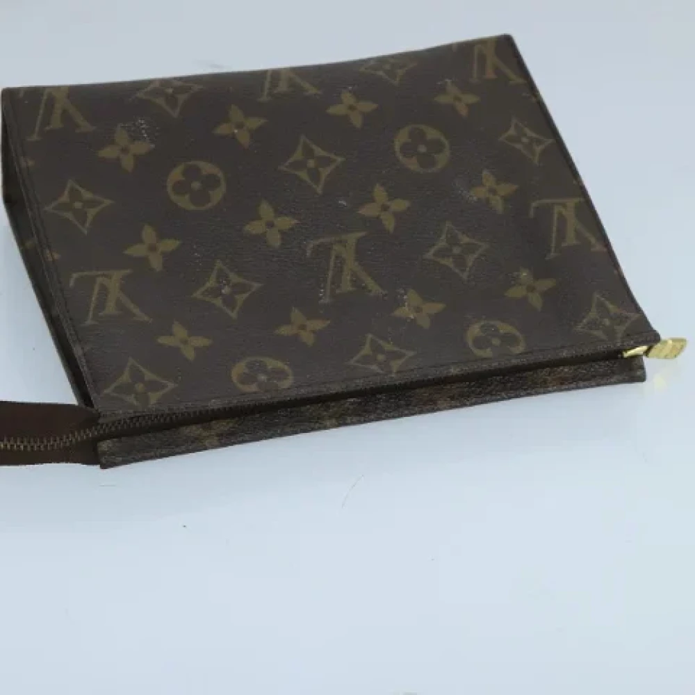 Louis Vuitton Vintage Pre-owned Canvas pouches Brown Dames
