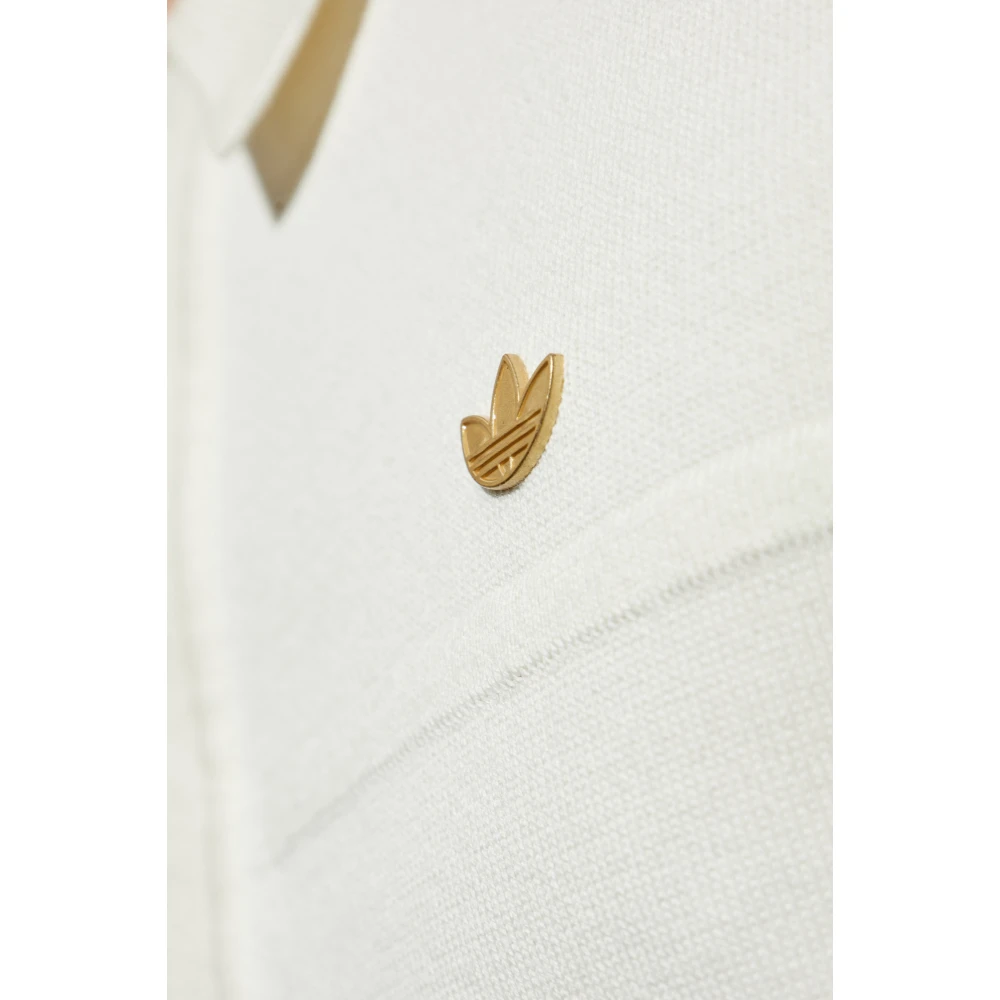 adidas Originals Lange mouw polo White Heren