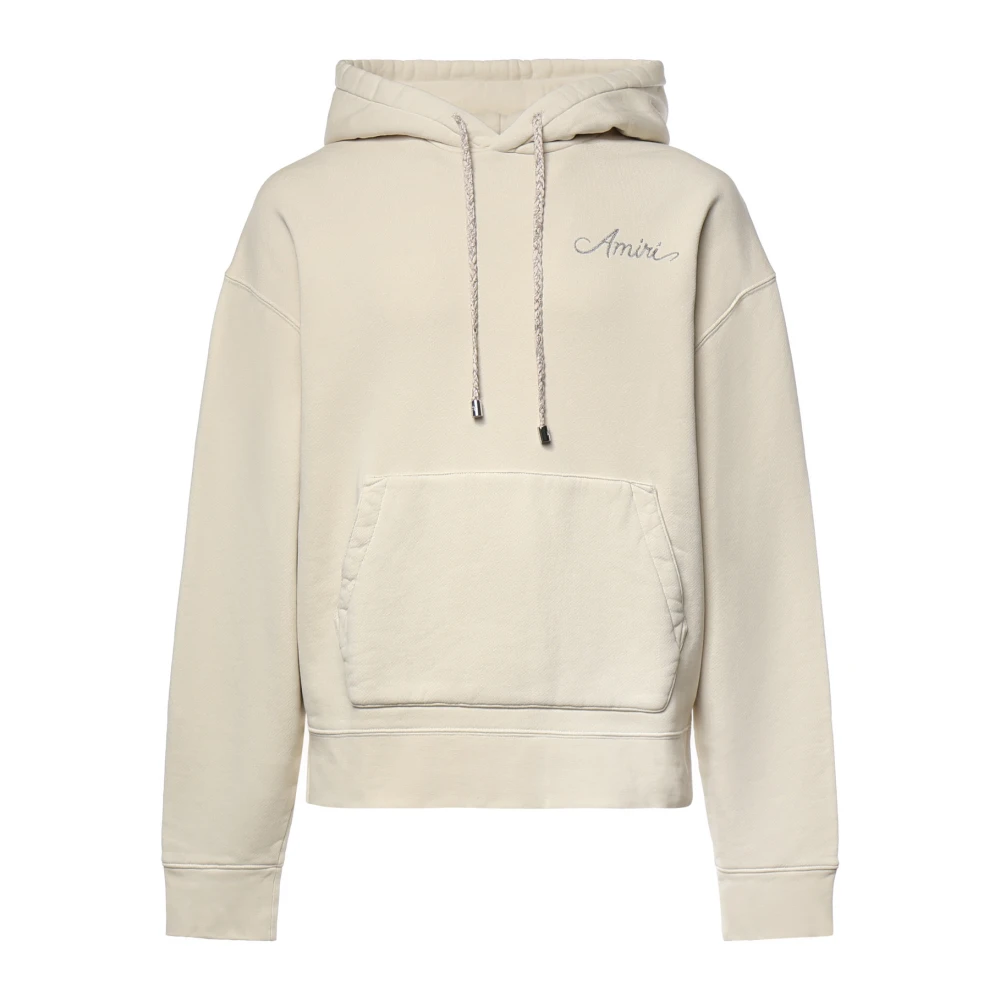 Amiri Uomo Alabaster Felpa Ma Quad In Cotone Con Logo - Immagine 3
