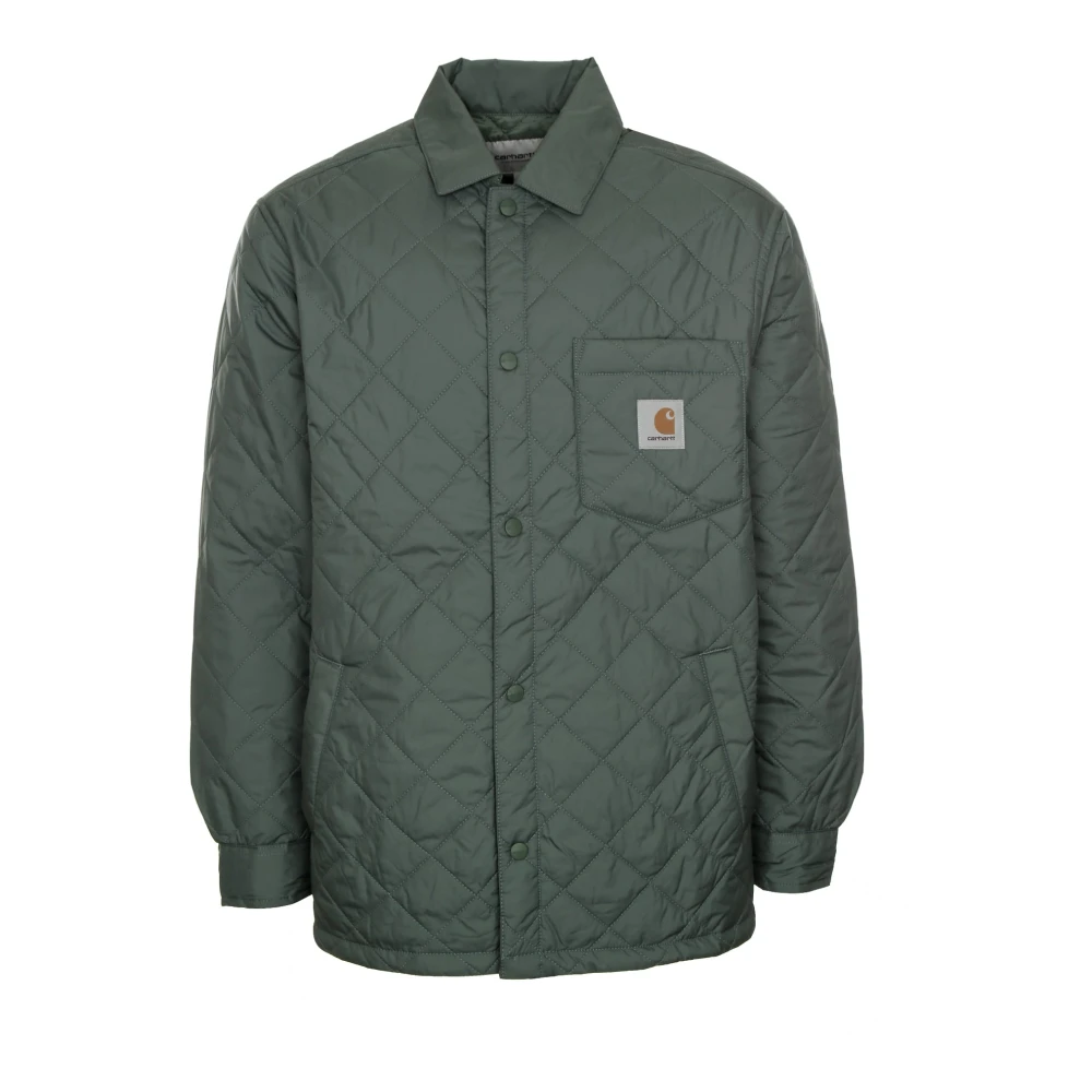 Carhartt WIP Gewatteerde lichtgewicht jas Green Heren
