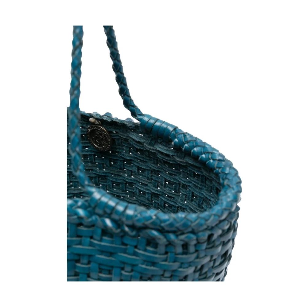 Dragon Diffusion Blauw Leren Bucket Tas Blue Dames