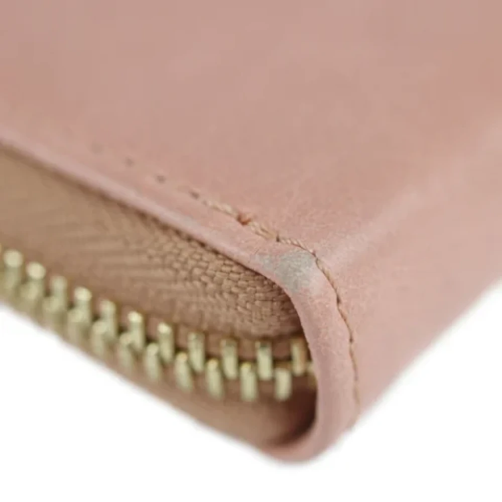 Chloé Pre-owned Leather wallets Pink Dames