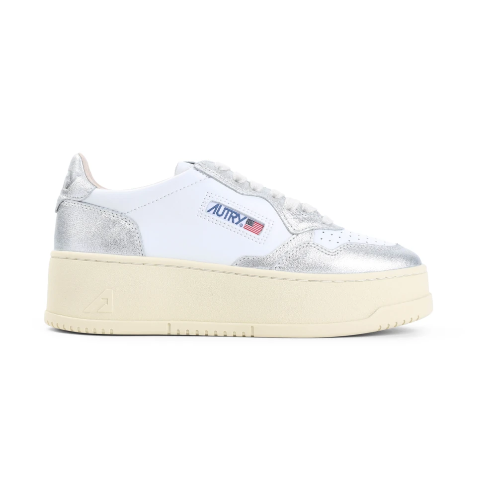 Autry Platform Sneakers White, Dam