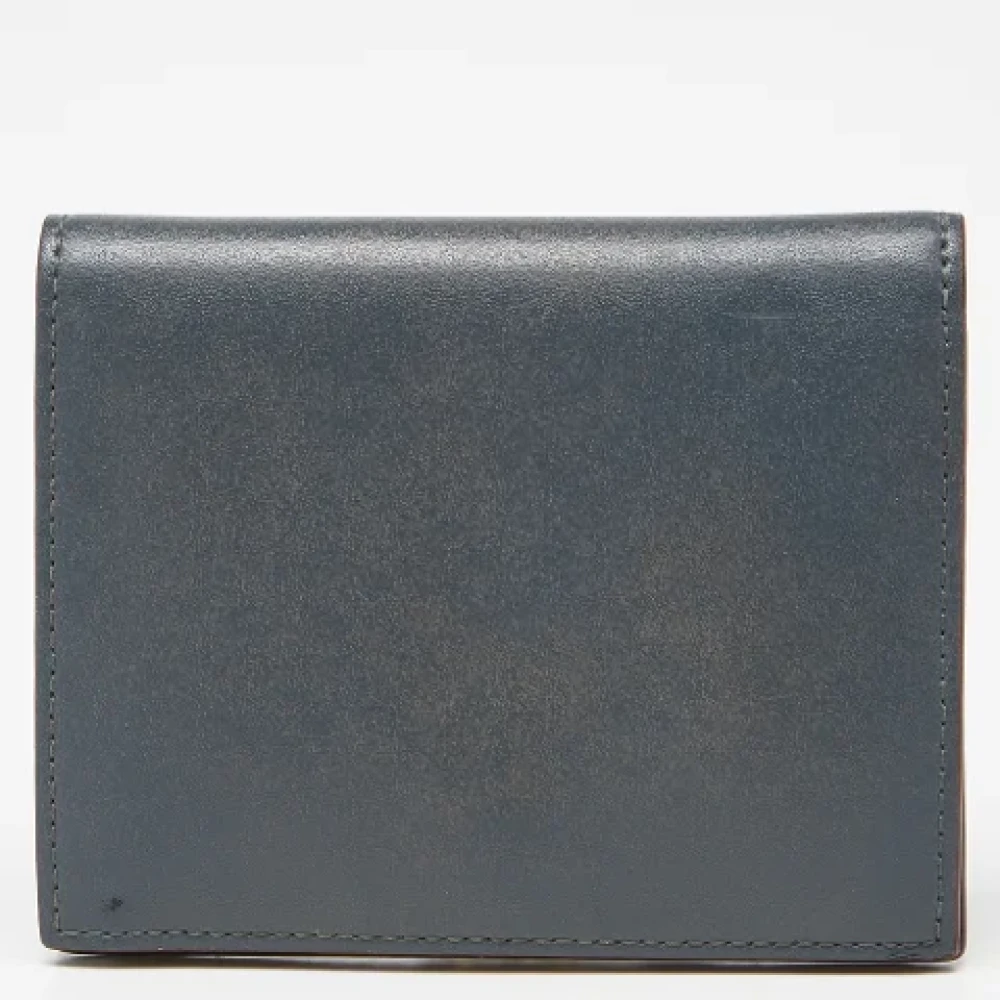 Fendi Vintage Pre-owned Leather wallets Gray Dames