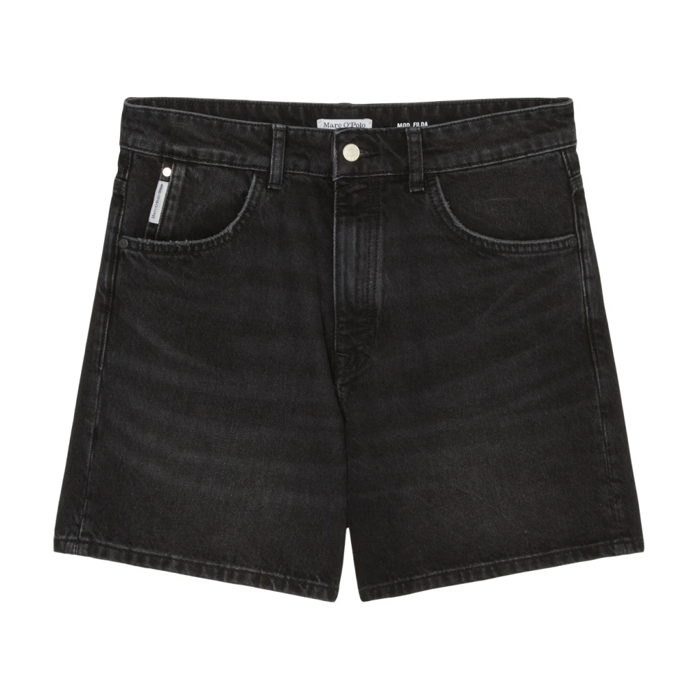 Marc O'Polo Jeans shorts model Filda hoge taille Black Dames