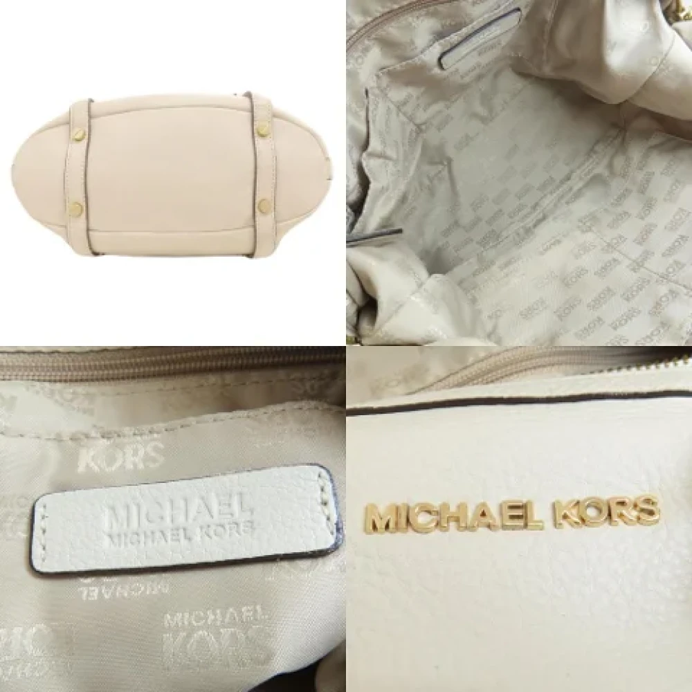 Michael Kors Pre-owned Leather handbags Beige Dames