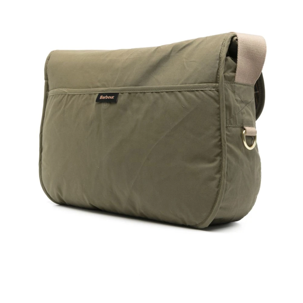 Barbour Groene Schoudertas met Zakken Green Heren