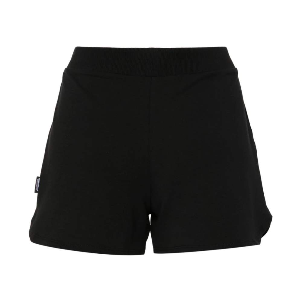 Moschino Zwarte Teddy Bear Logo Shorts Black Dames