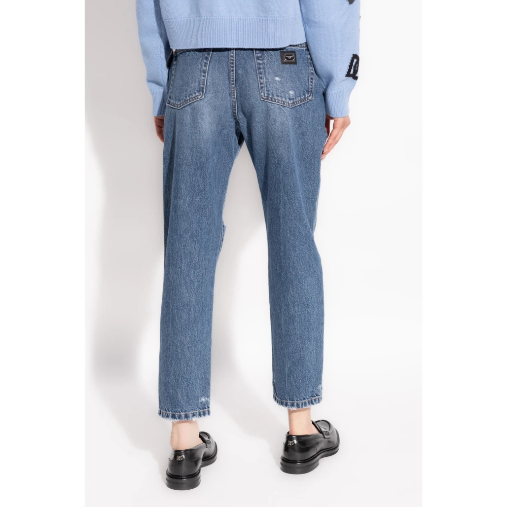Dolce & Gabbana Jeans met zakken Blue Dames