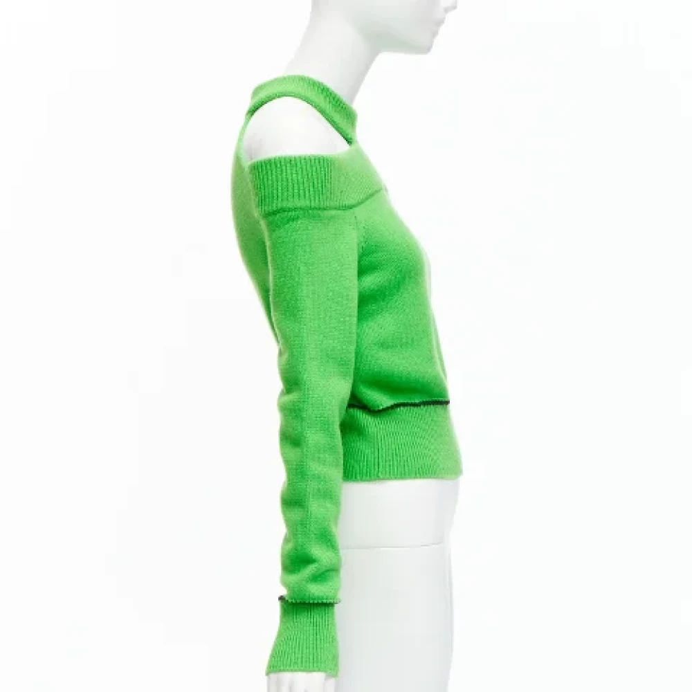 Alexander McQueen Pre-owned Wool tops Green Dames