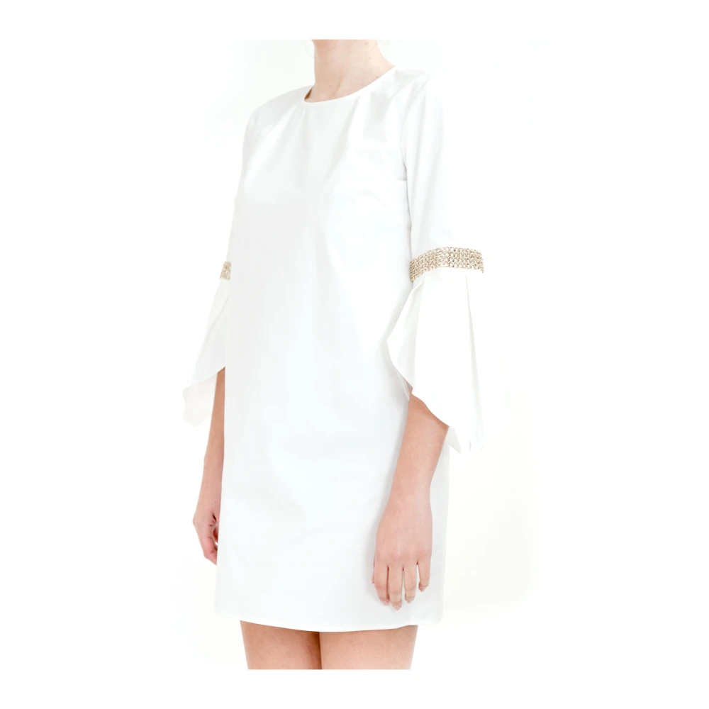 Elisabetta Franchi Witte Jurk White Dames