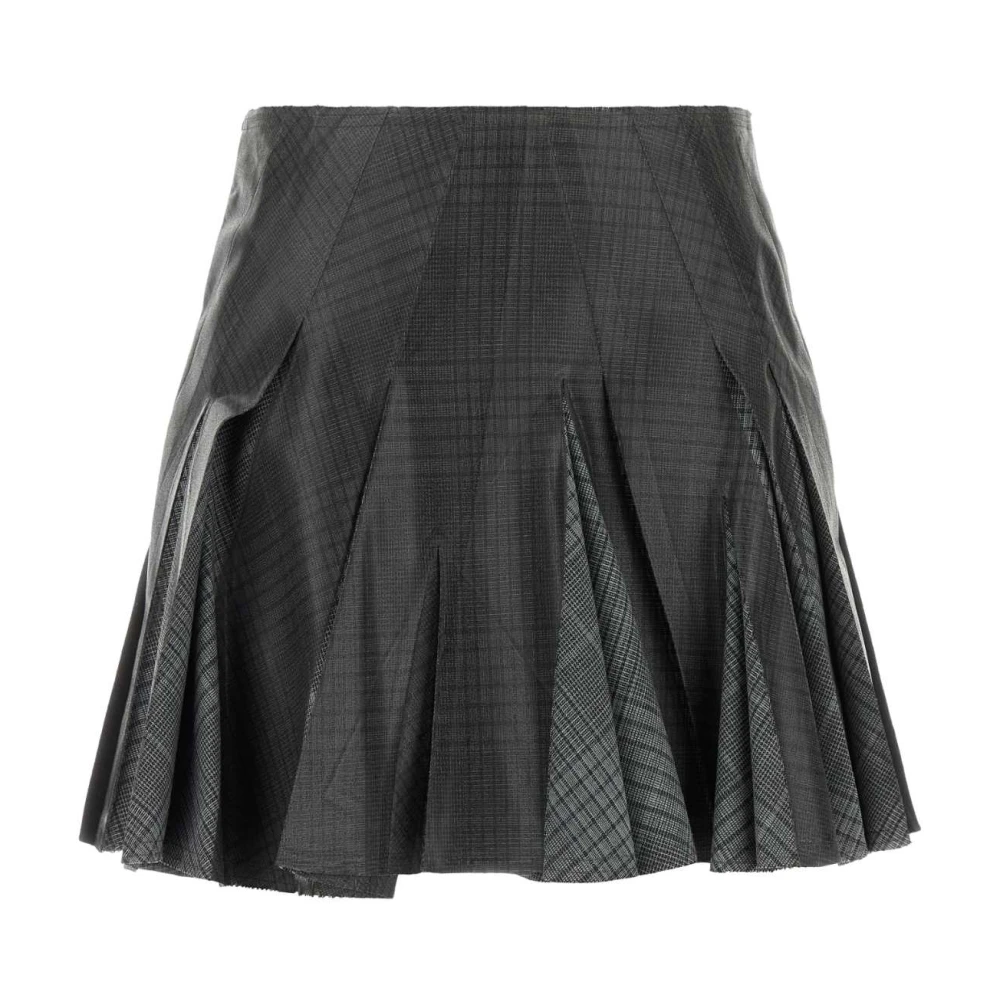 Diesel Geborduurde stretch mini rok Black Dames