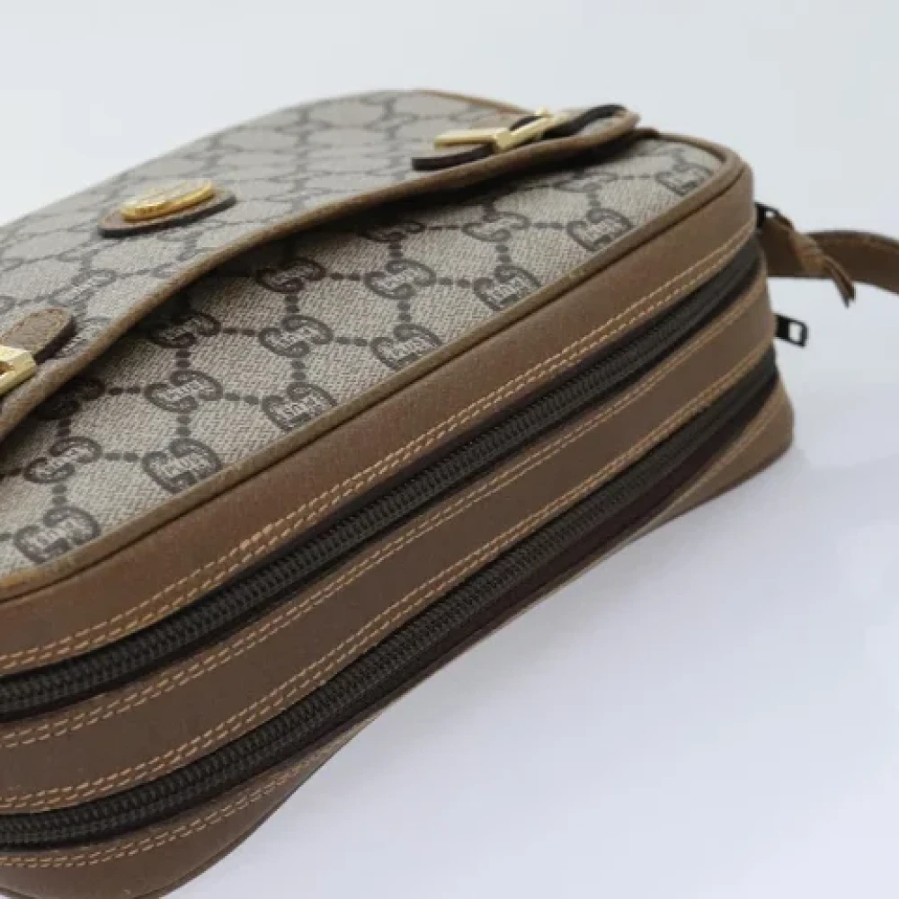 Gucci Vintage Pre-owned Leather gucci-bags Beige Dames