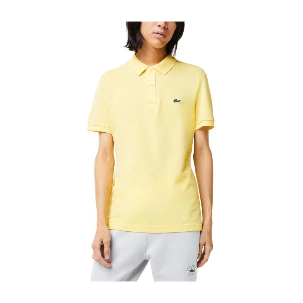 Lacoste Men's Yellow Slim Fit Polo Shirt