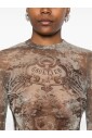 robe-en-maille-multicolore-a-manches-longues-col-rond