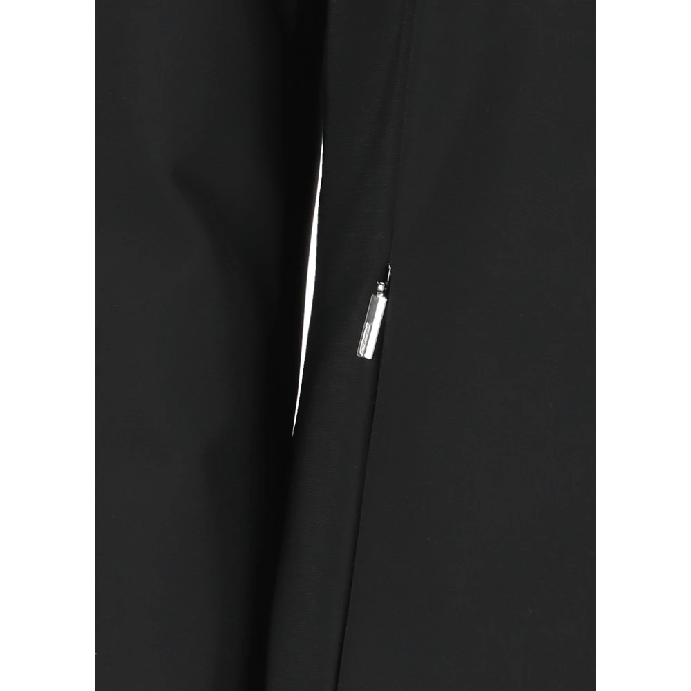 RRD Zwarte Gewatteerde Jas met Bont Capuchon Black Dames
