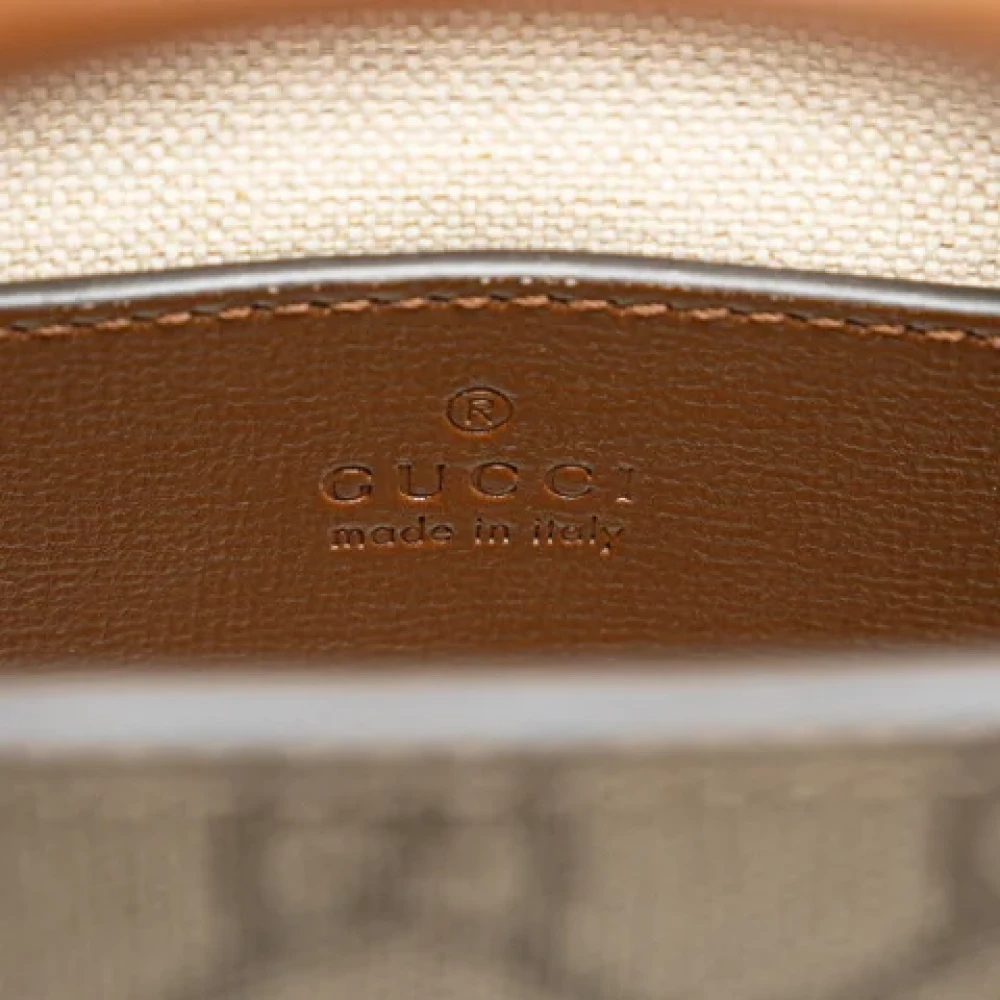 Gucci Vintage Pre-owned Leather gucci-bags Brown Dames