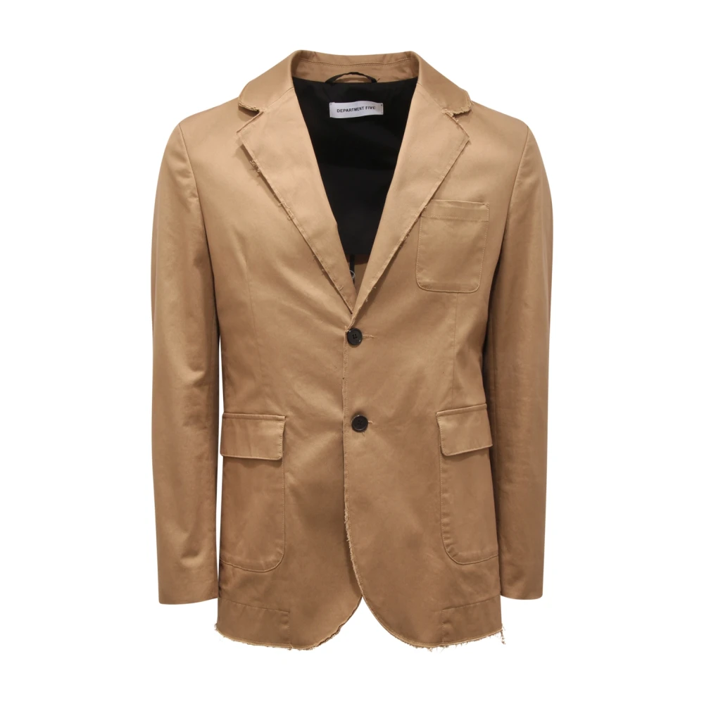 Department Five Men's Beige Stylish Panker Jacket- Made In Italy - Departt Five - Blazers - S - Jackets