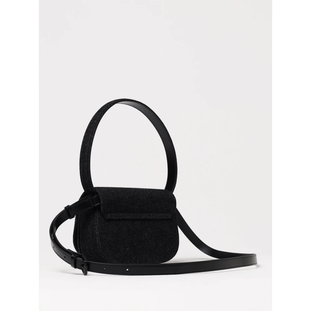 Diesel Denim Schoudertas Black Dames