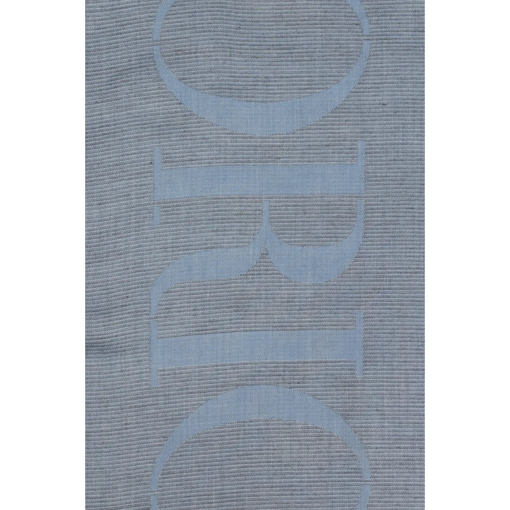 Emporio Armani Sjaal met logo Blue Heren
