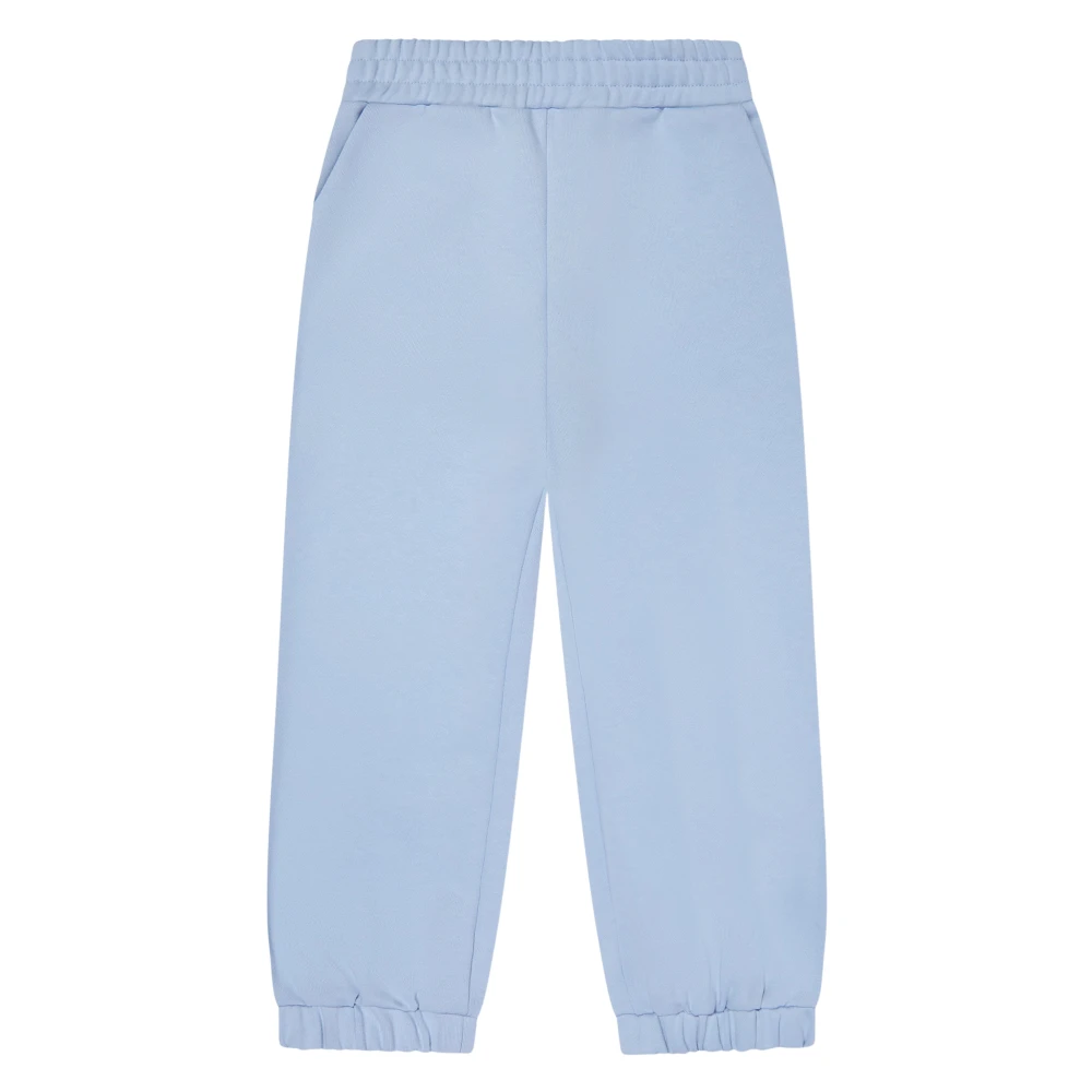 Fendi Unisex Blue Logo Joggers
