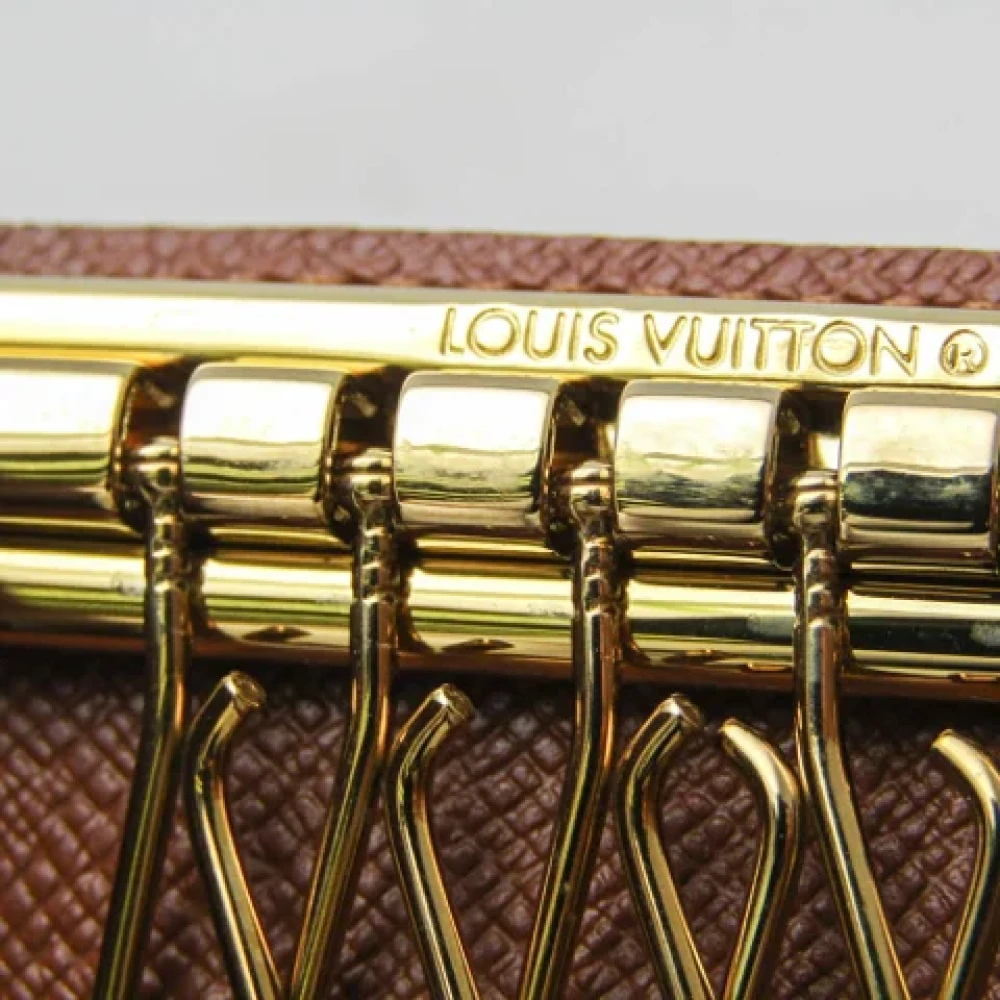 Louis Vuitton Vintage Pre-owned Fabric key-holders Brown Dames