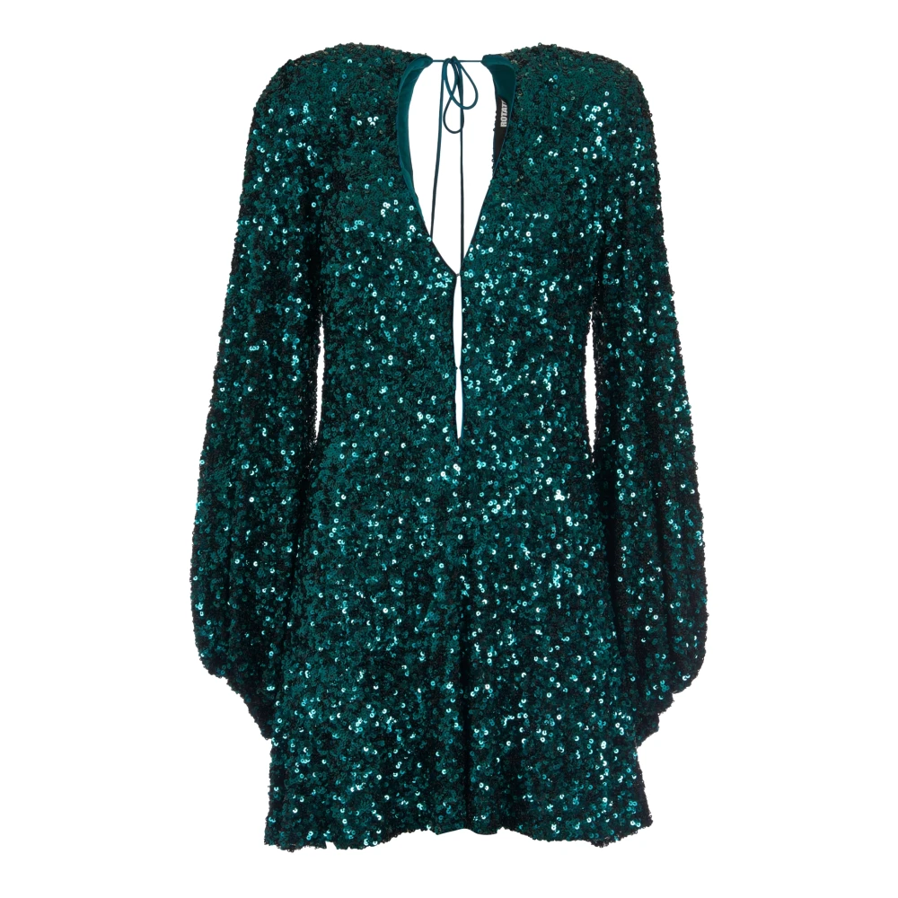 Rotate Birger Christensen Groene Jurk met Unieke Stijl Green Dames
