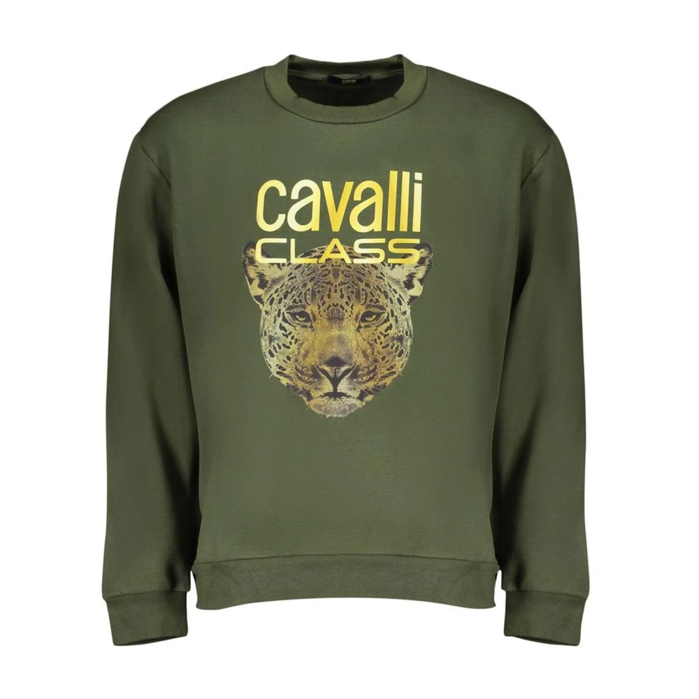 Cavalli Class Sweatshirts Green Heren