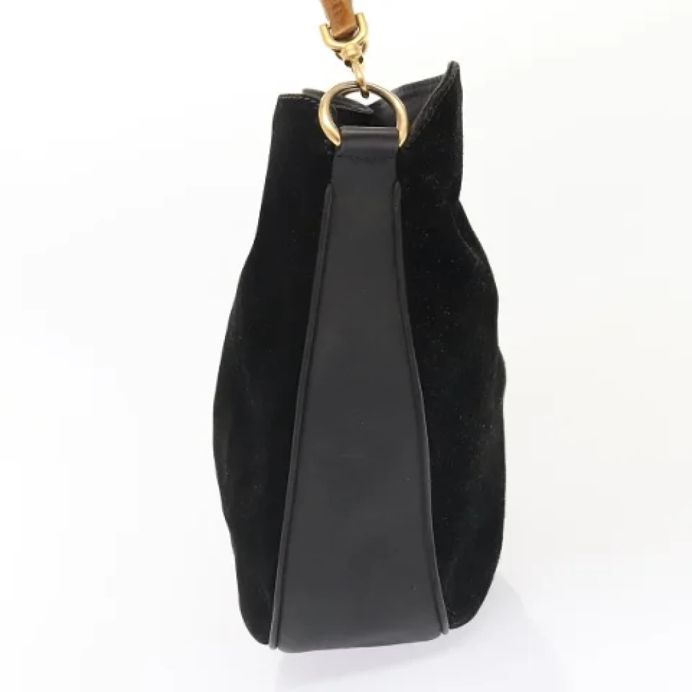Gucci Vintage Pre-owned Leather handbags Black Dames