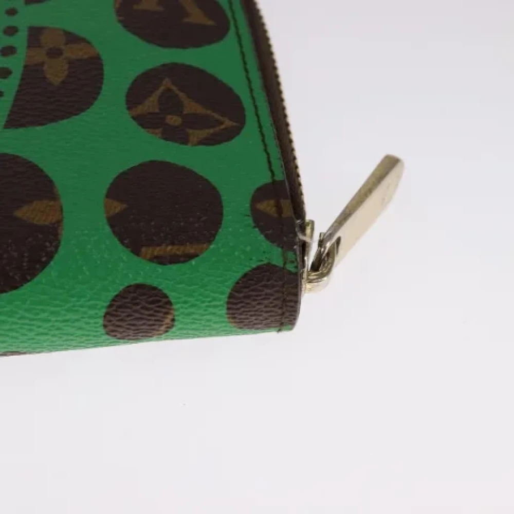 Louis Vuitton Vintage Pre-owned Canvas wallets Green Dames