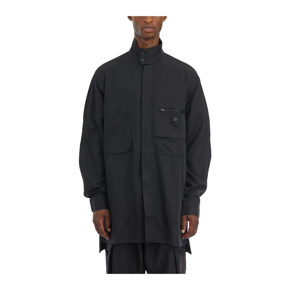 Y-3 Oversized Overhemd Black Heren