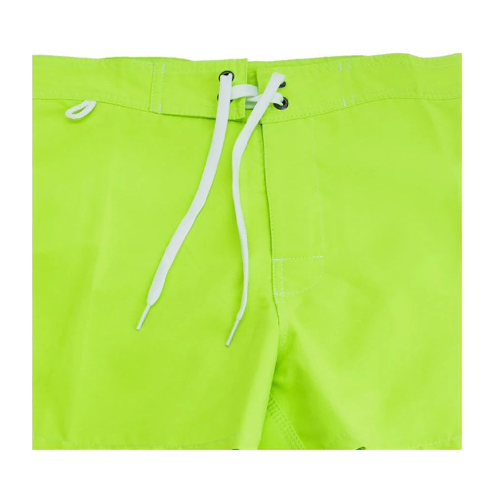 Sundek Heren Vetersluiting Velcro Shorts Green Heren