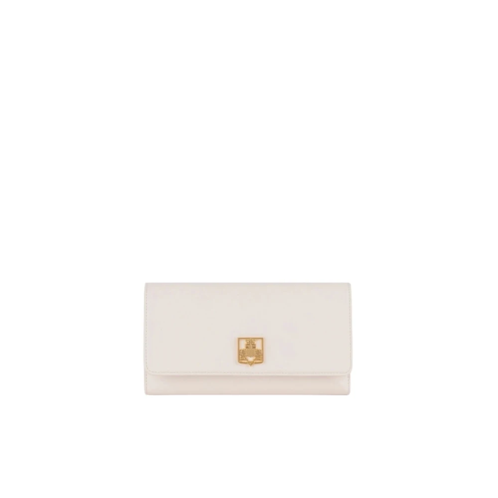 Elisabetta Franchi Stijlvolle Portemonnees Collectie Beige Dames