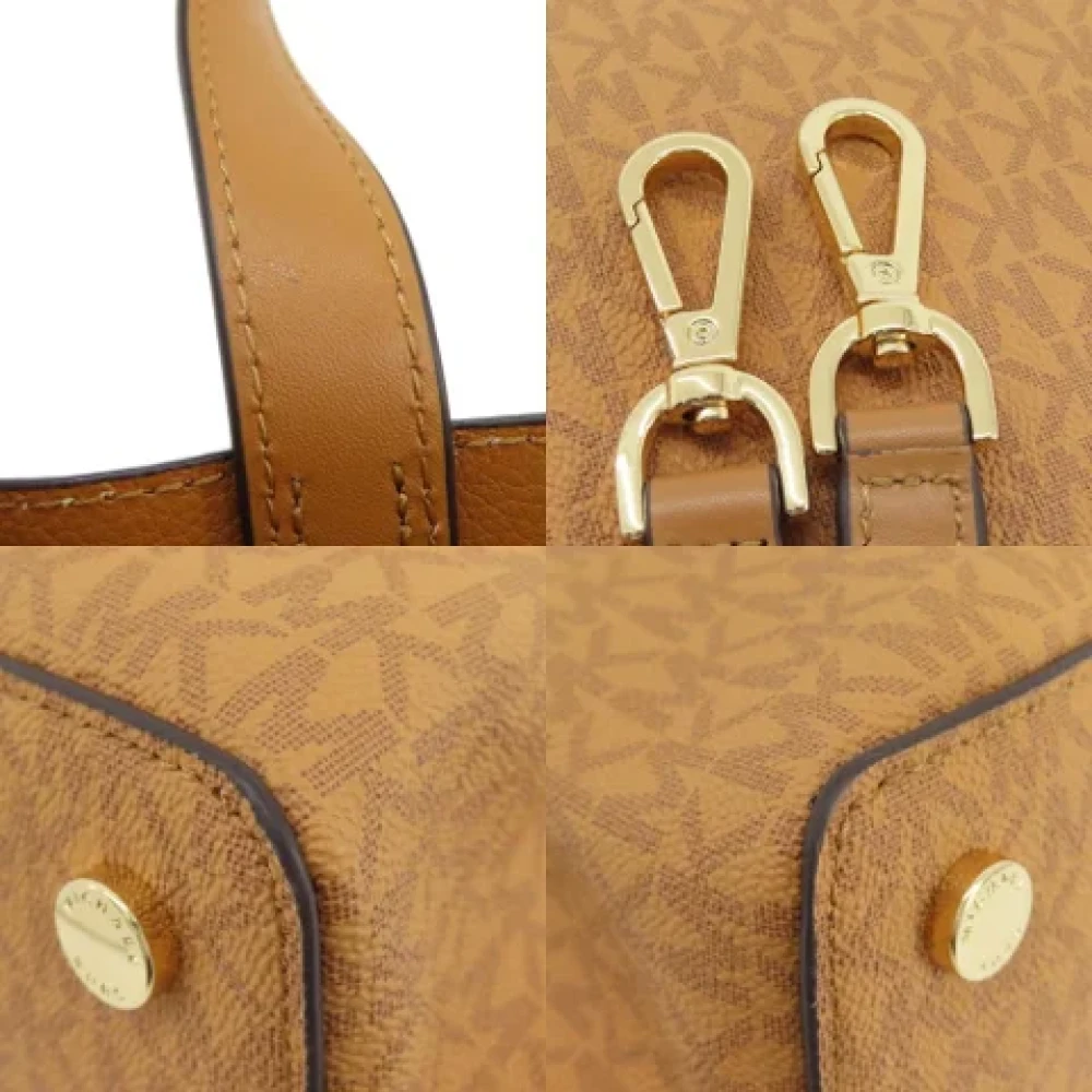 Michael Kors Pre-owned Plastic handbags Brown Dames