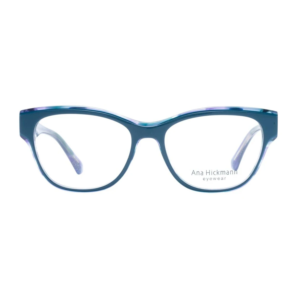 Ana Hickmann Blauwe Butterfly Optische Monturen met Veerscharnier Blue Dames