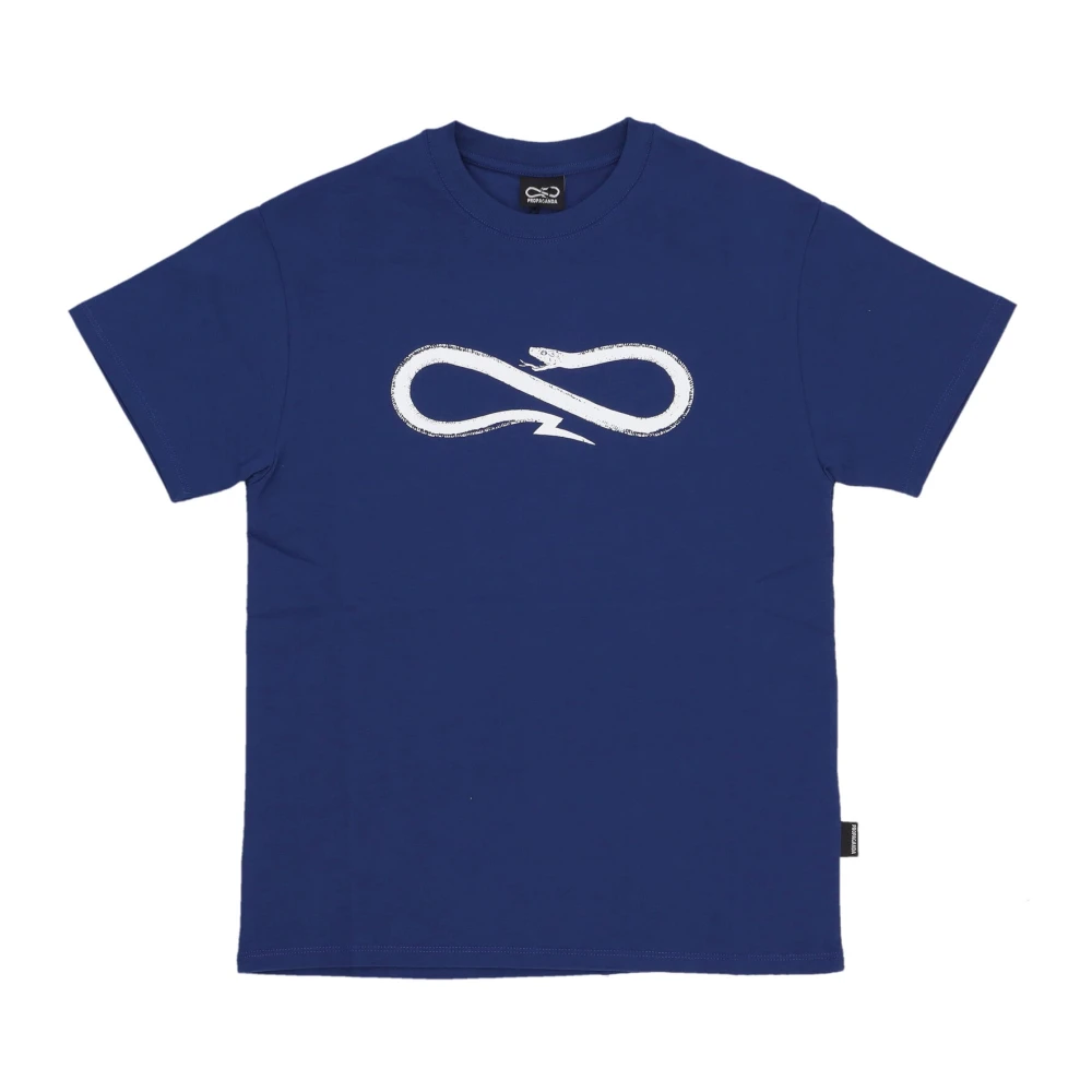 Propaganda Logo Tee Specter Korte Mouw Shirt Blue Heren
