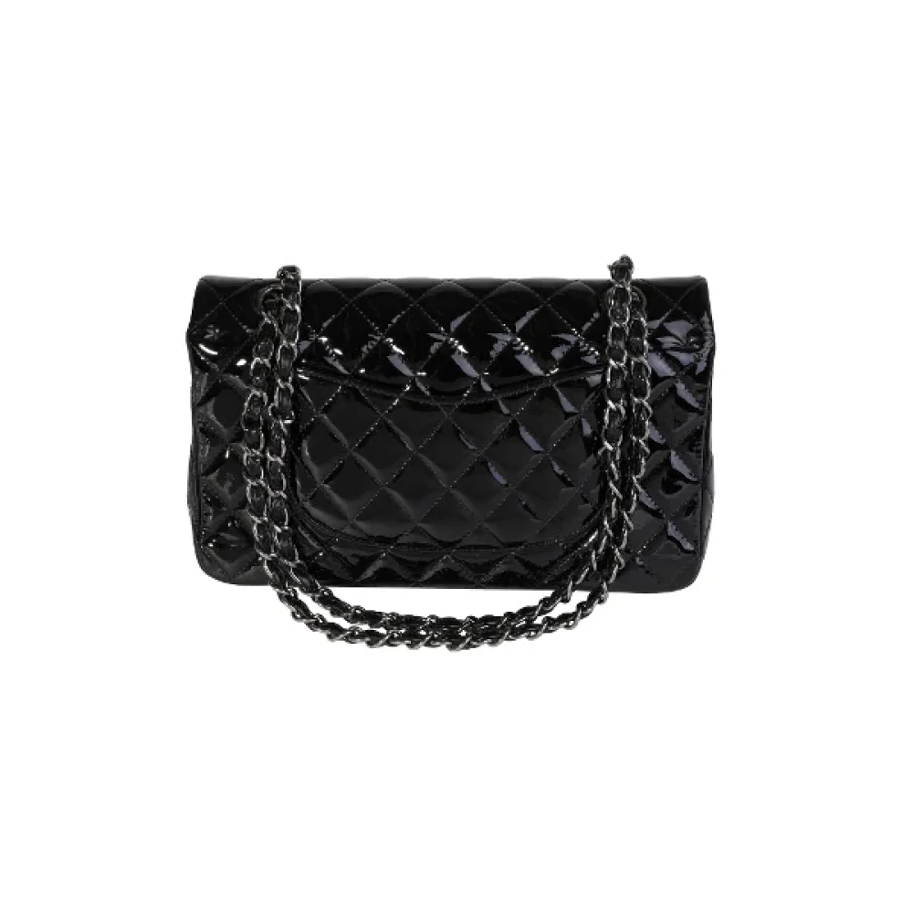 Chanel Vintage Pre-owned Leather crossbody-bags Gray Dames