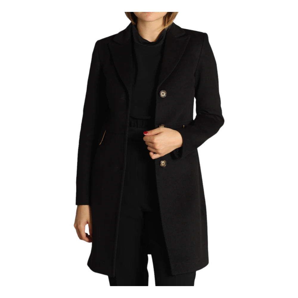Alviero Martini 1a Classe Zwarte Geo Classic Jas Black Dames