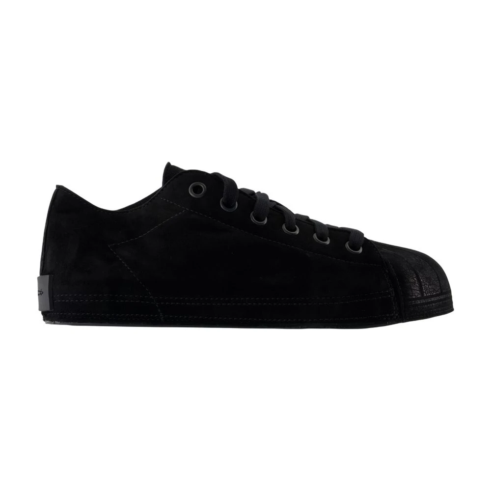 Y-3 Zwarte Leren Sneakers Nizzastar Heren Schoenen