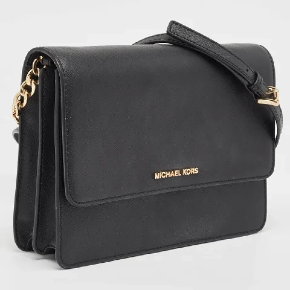 Michael Kors Pre-owned Leather crossbody-bags Black Dames